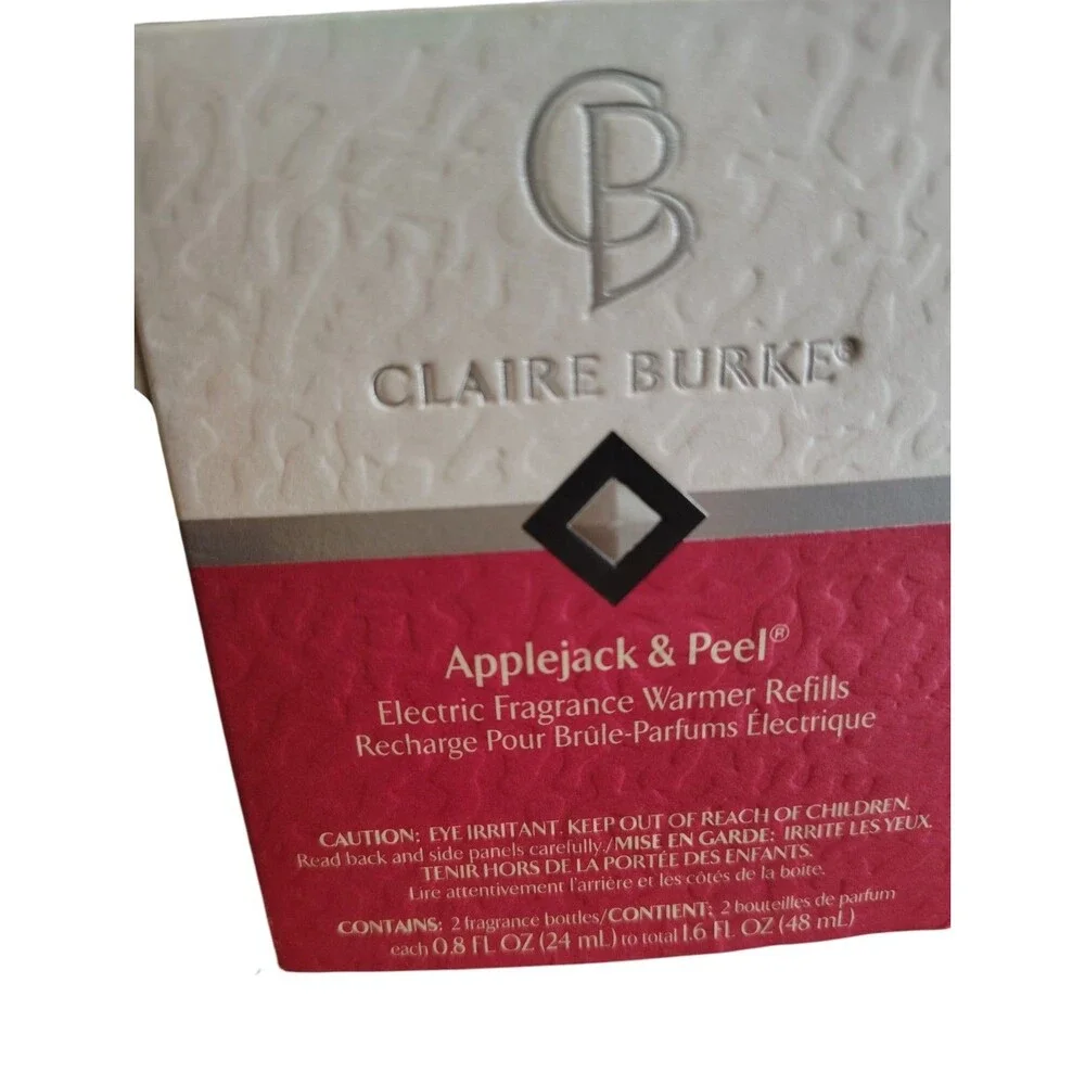 Claire Burke Original/Applejack Peel Fragrance Warmer Plug Oil Refill 2piece  55